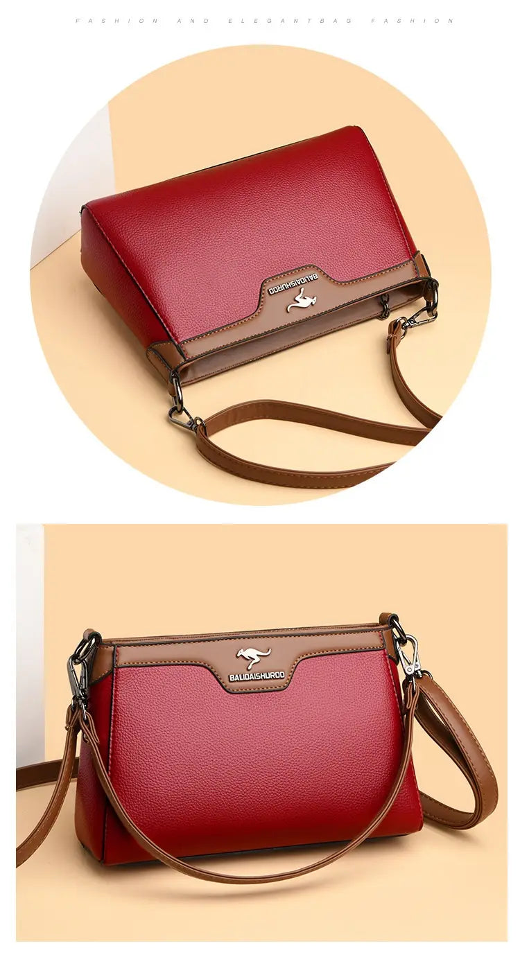 Organisateur de valise de voyage en cuir PU avec plusieurs poches à fermeture éclair