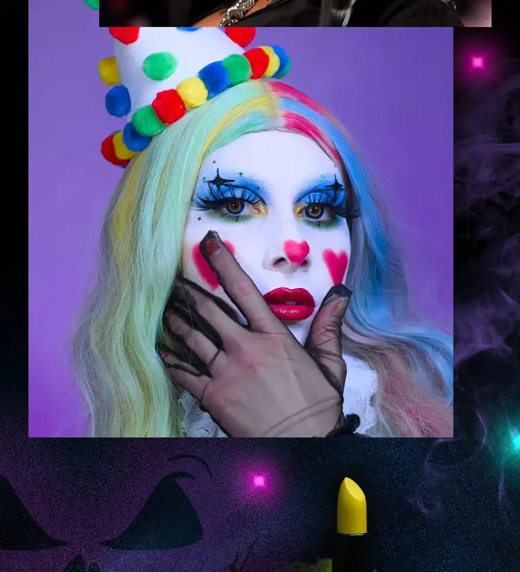 Halloween Lipstick Set for Easy White Red and Black Looks