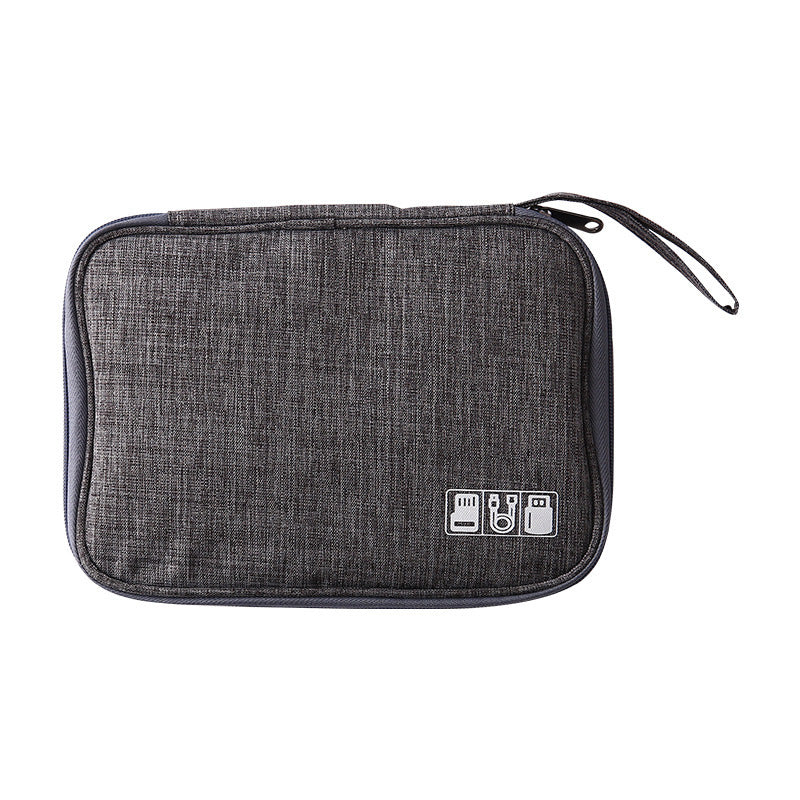 Digital Accessories Storage Bag Portable Double-layer Protective Case - Tame Your Cables with This Stylish Storage Bag