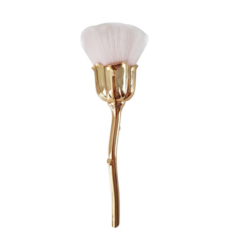 Single Rose Flower Makeup Brush