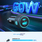 60W High Power Dual Port Button Car Charger - Juice Up with Our 60W Button Car Charger Hero