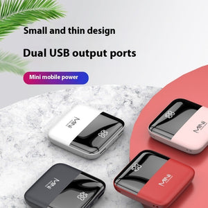 Digital Display Power Bank Szybki ładunek mini lekki