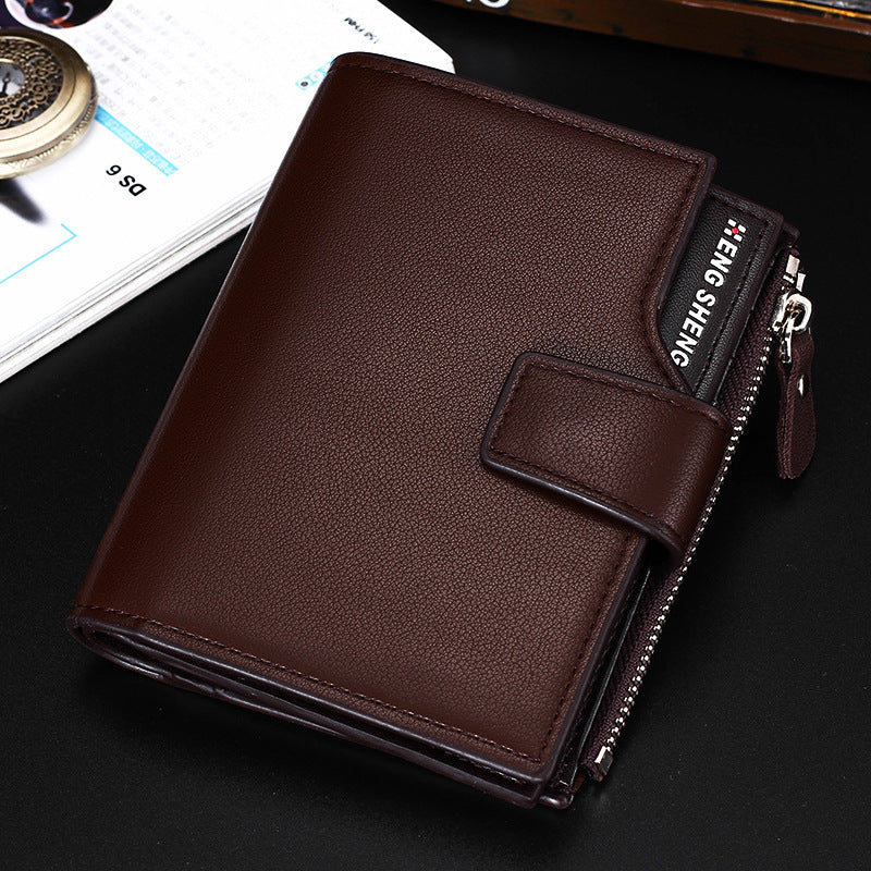 Men’s Wallet Vertical Casual Korean Style 30 Off Money Wallet Wallet - Snag Your Leather Wallet in Korean Style at 30