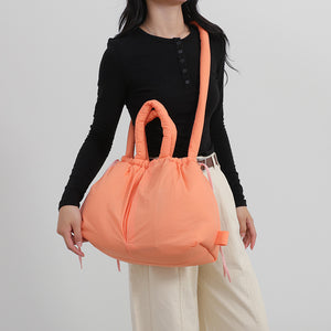 Bolso de mensajero ligero de gran capacidad para mujer en chaqueta de algodón acolchado 