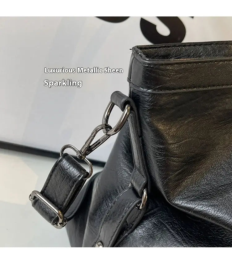 PU Leder Horizontal Square File Tasche mit Reißverschluss für das tägliche Büro