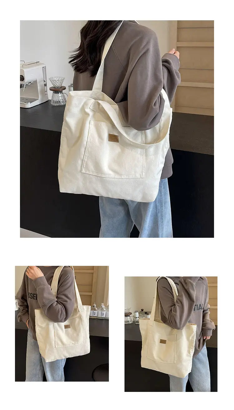 Sac vertical carré de valise de voyage en toile avec organisateur d'emballage à fermeture éclair