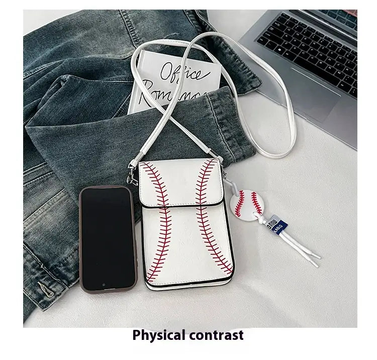 Fehér és sárga puha PU válltáska belső cipzárral