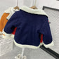 Children’s Thickened Fleece Wool Top Lamb Wool Coat