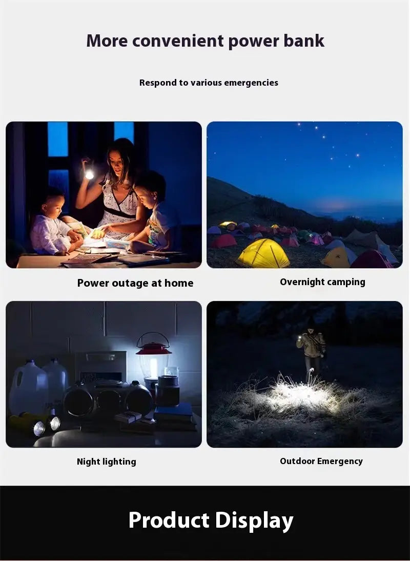 Banc Cumhachta Gréine 20000Mah Charger Iniompartha Pacáiste Battery USB Muirearú Fast