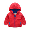 Boys' Hooded  Autumn  Clothing Children's Fleece Jacket - Red