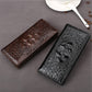 Crocodile Leather Wallet Cowhide Men’s Multi Card Long Style - Crocodile Wallet: Classy Style for Cash and Confidence