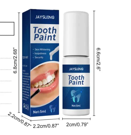 Bright White Paint For Removing Yellow Teeth