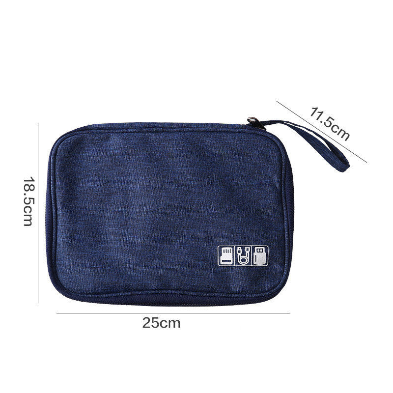 Digital Accessories Storage Bag Portable Double-layer Protective Case - Tame Your Cables with This Stylish Storage Bag