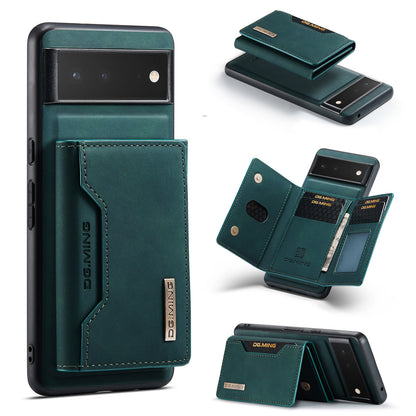 Simple Magnetic Card Holder Leather Phone Case