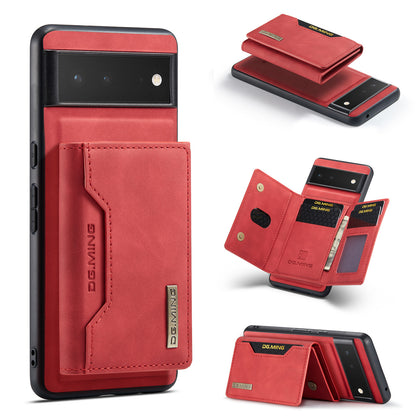 Simple Magnetic Card Holder Leather Phone Case