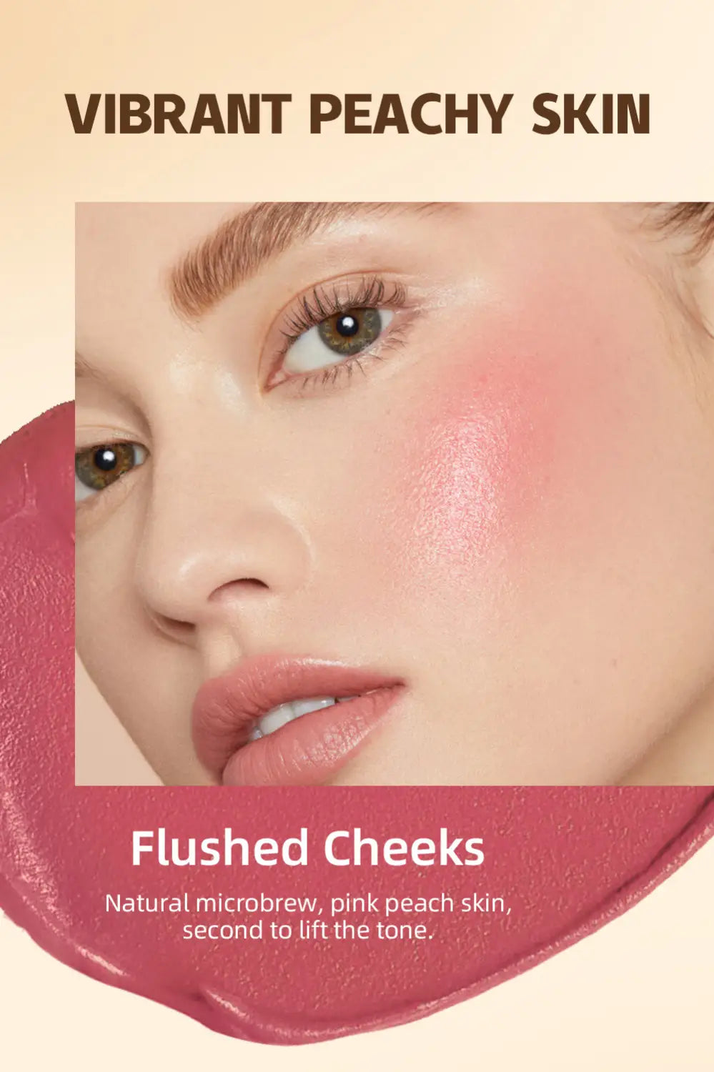 Silky Blush Stick Brightening with Color for Universal Skin
