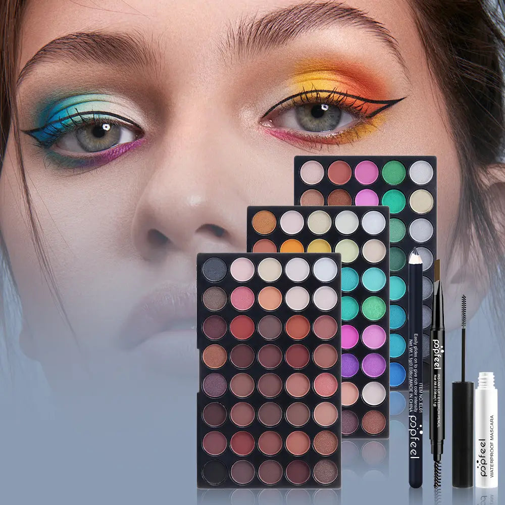 Set de machiaj de sirenă verde Set de culoare universală kit cosmetic complet