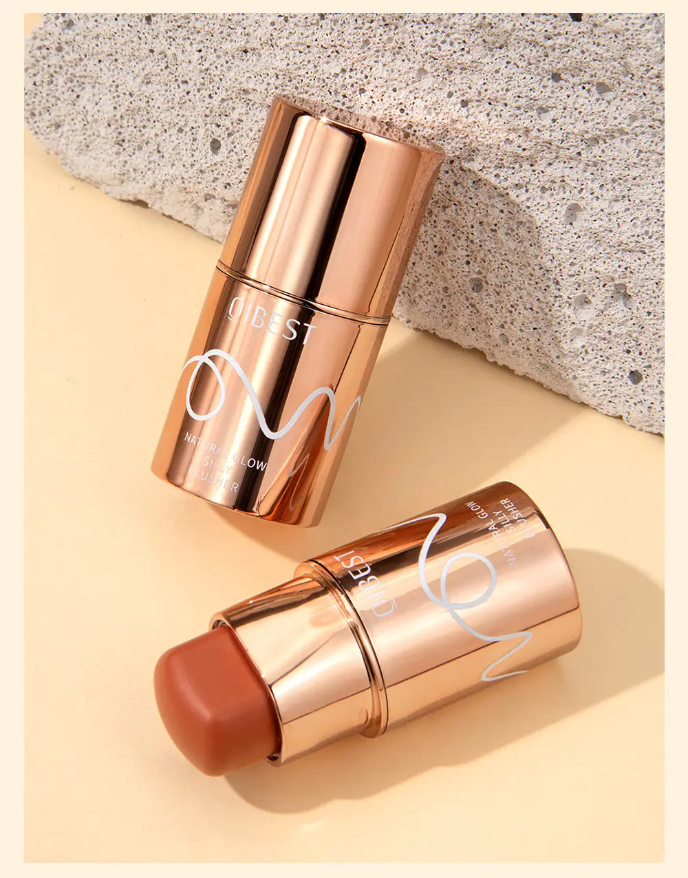 Silky Blush Stick Brightening with Color for Universal Skin