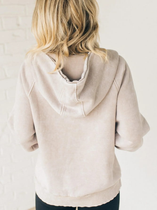 Överdimensionerad bomullsutdragare med fickor Streetwear unisex s-xxl