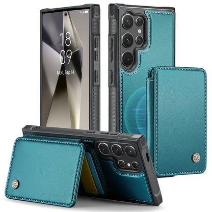 Magnetic Card Business Drop-resistant Leather Phone Case