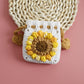 Sweet Sunflower Hand-woven Mini Drawstring Coin Purse - Sunflower Purse: A Floral Bargain for Your Coins