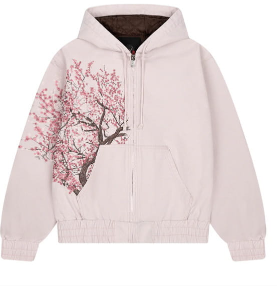 Blusa in poliestere a maniche lunghe rosa per donne taglie asiatiche casual