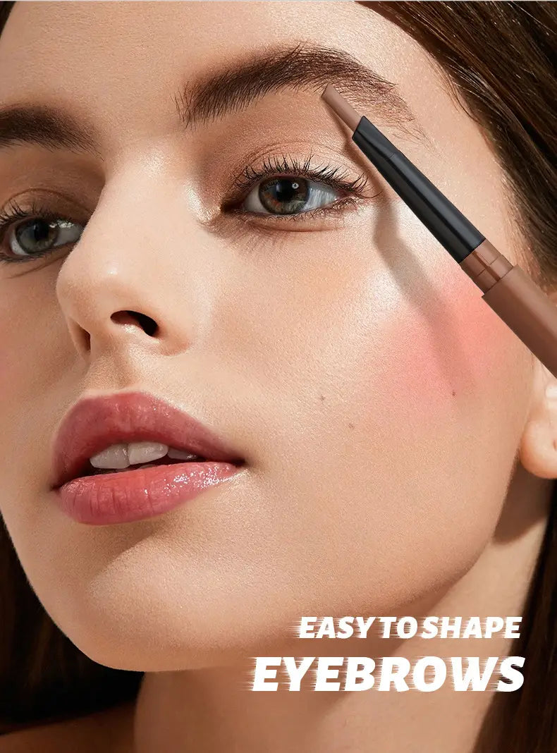 Wielokolorowy ołówek i proszek do precyzyjnego kształtowania brwi