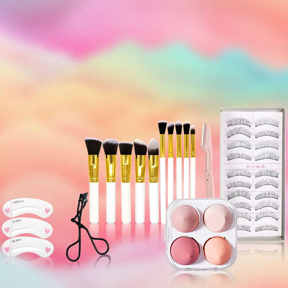 Set de machiaj de sirenă verde Set de culoare universală kit cosmetic complet