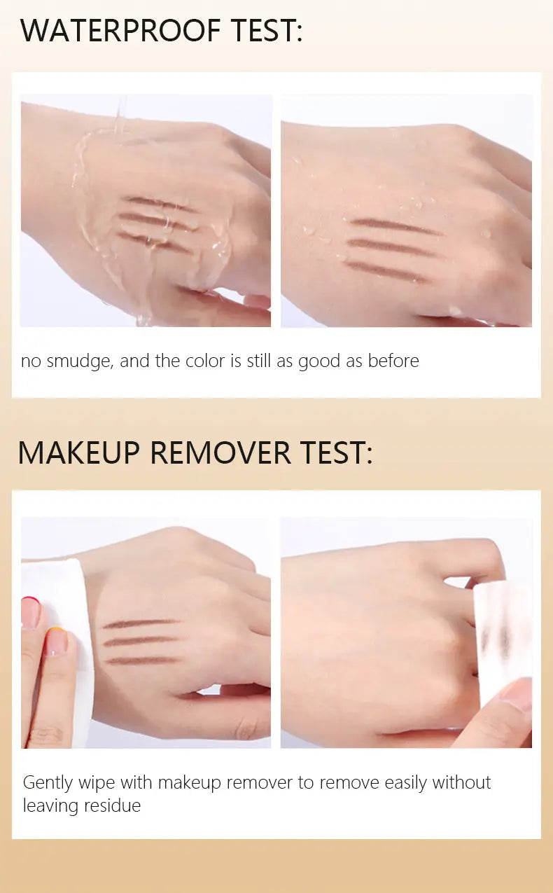 Wielokolorowy ołówek i proszek do precyzyjnego kształtowania brwi