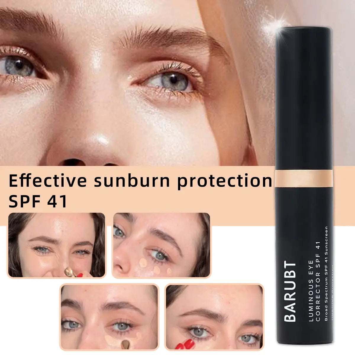 Barubt Eye Liquid Concealer Pen for Fair and Medium Skin Tones