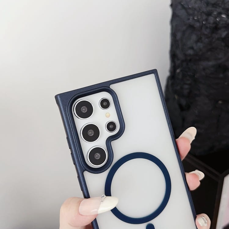 Custodia di telefono magnetico Samsung multicolore con resistenza anti-fallo e impronta digitale