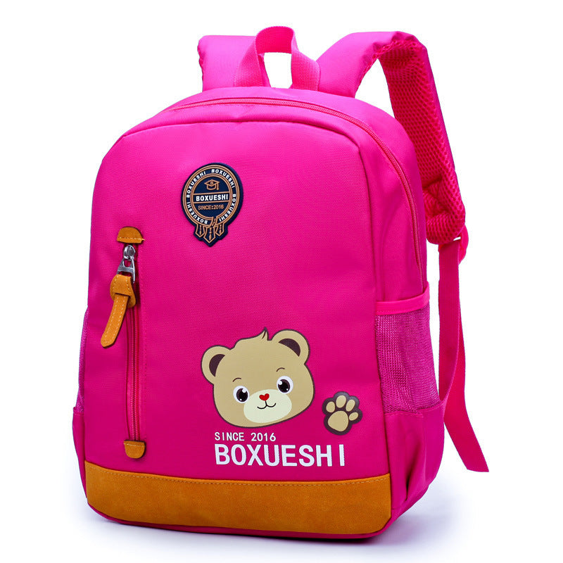 A cartoon bear nursery school schoolbag schoolbag schoolboy boy and boy baby boy and baby travel back - Cartoon Bear