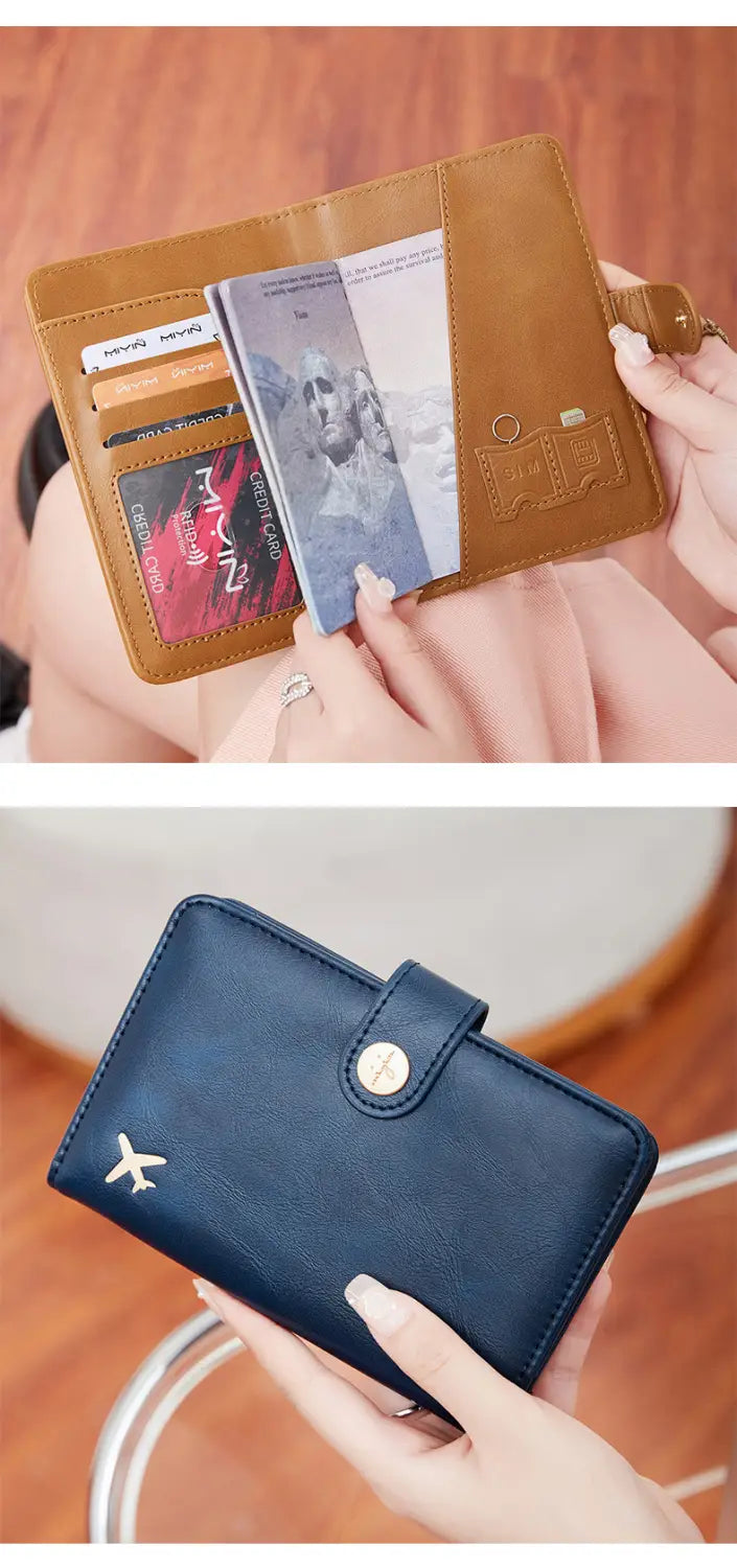 Lennukite vooder Polüester Naiste ladustamisvastane rahakoti taskujagaja