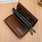 Men’s Business Clutch Double Zipper Large Capacity - Size Matters with Men’s Double Zipper Clutch