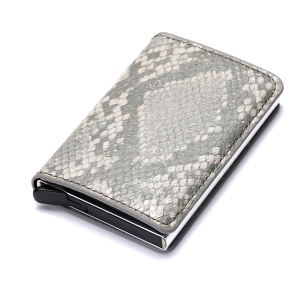 Anti Magnetic Automatic Pop-up Single Aluminum Alloy Card Bag - Magnetic? Nope! This Pop-Up Wallet Stays Awesome