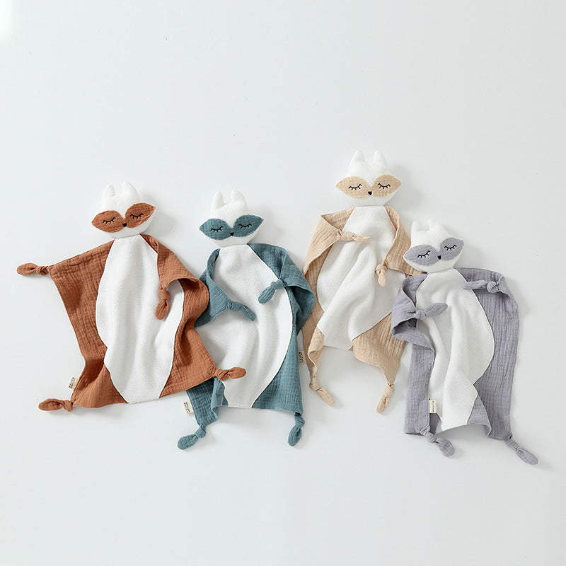 Pure Cotton Baby Soothing Towel - Soft as a Fox Baby Towel for Soothing Snuggles