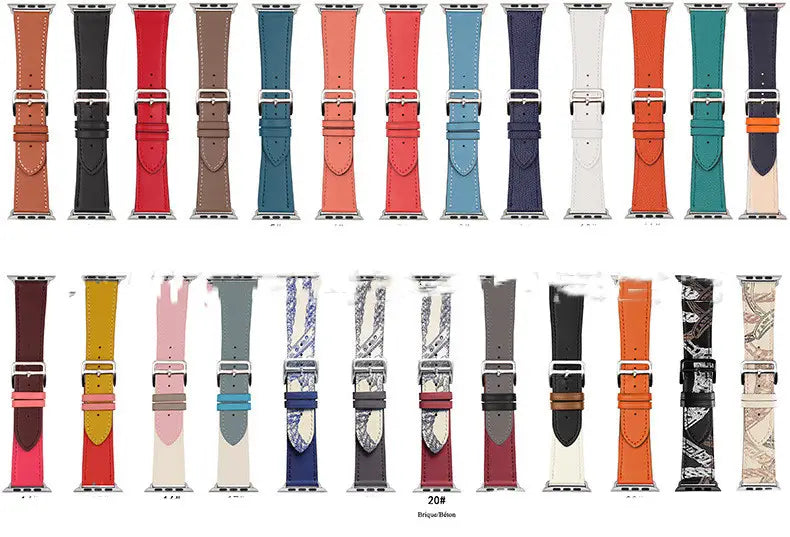 Fashionable And Simple Single-ring Leather Strap