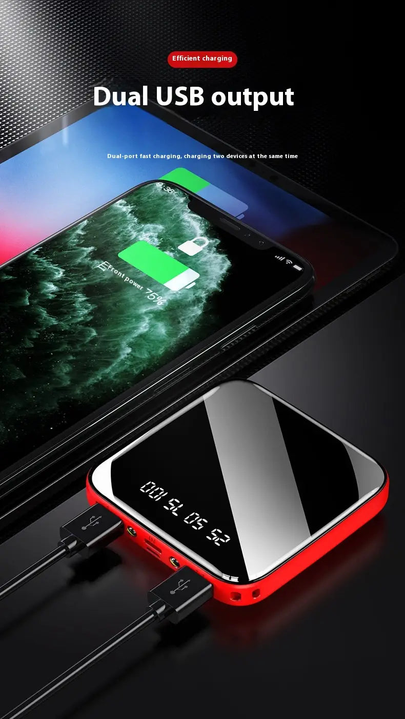 Dlúth 10000Mah Soláthar Cumhachta Iniompartha Pacáiste Battery USB Muirearú USB