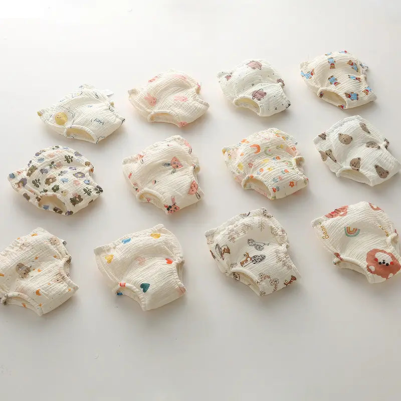 Bubble Training Pants with Gauze Diaper for Ring Urine Toddler