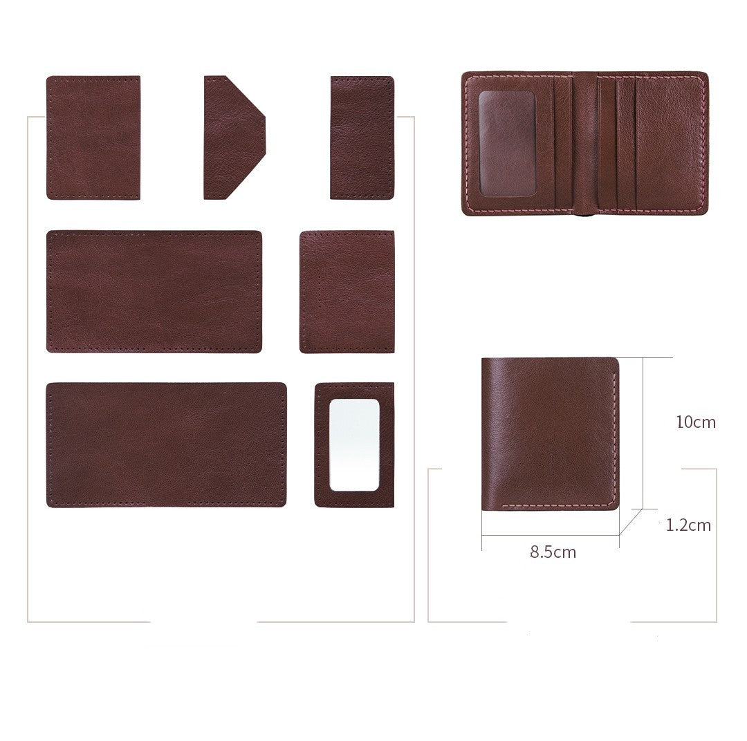 Card Real Cowhide Diy Handmade Bag Material Package Homemade - Cowhide Crafty Bag Material Package for DIY Style