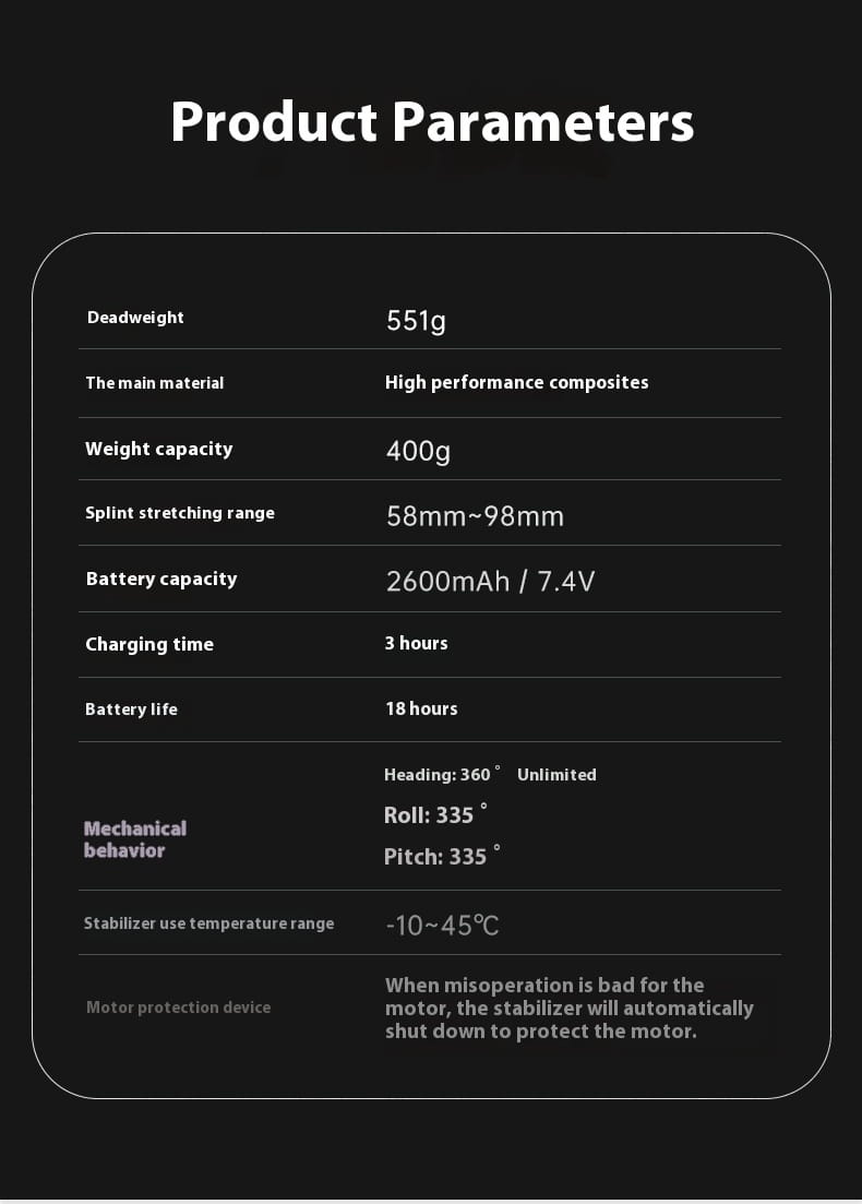 Mobile Phone Stabilizer with Face Tracking and AI Features
