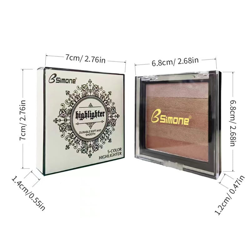 Natural Eye Shadow Plate Six Universal Shades Long Lasting Makeup Palette