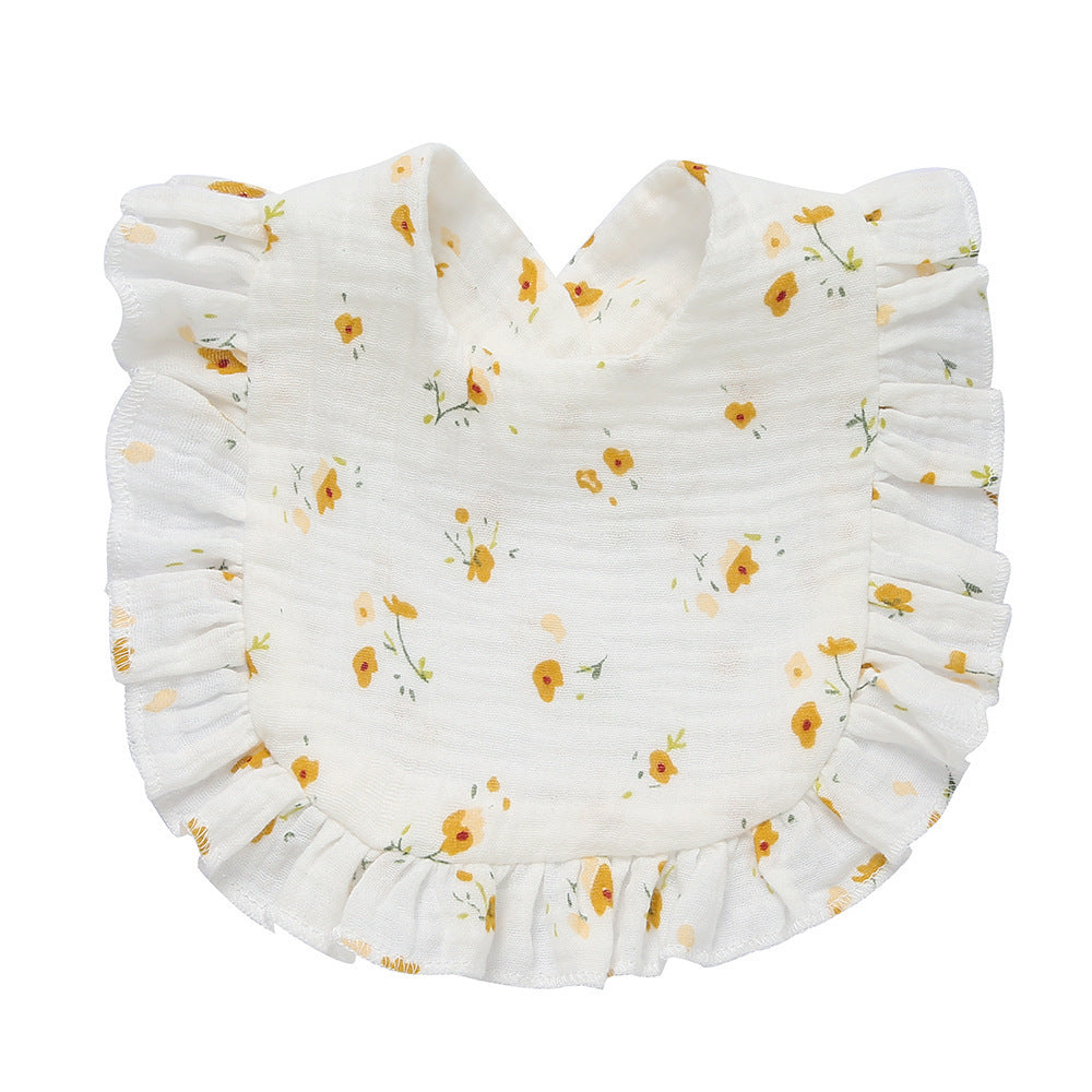 Baby Cotton Printed Gauze Bib - Gauze Bibs That Can Handle Baby’s Messy Adventures