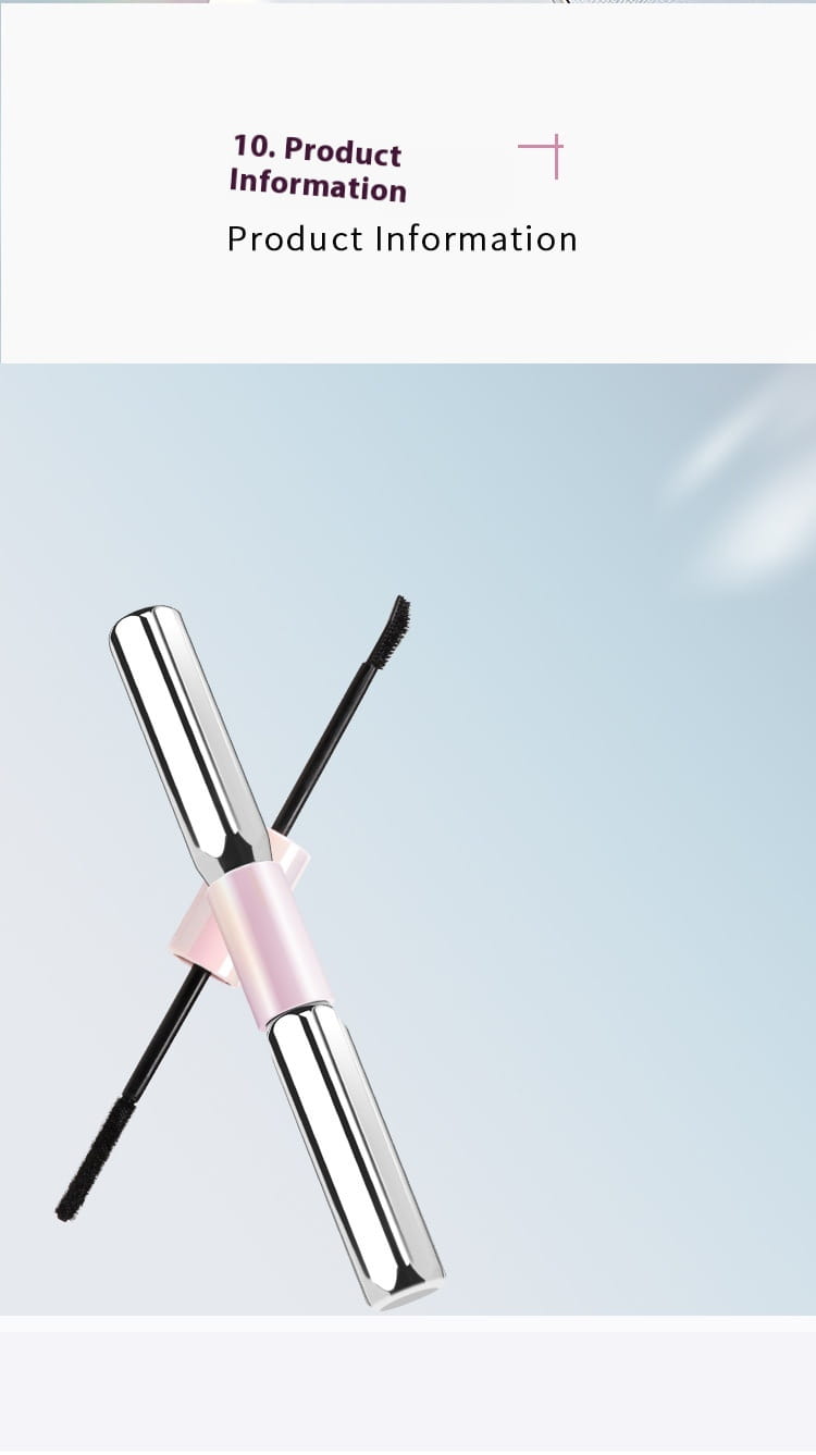 Waterproof Long Curling Black Mascara for Thick Voluminous Lashes