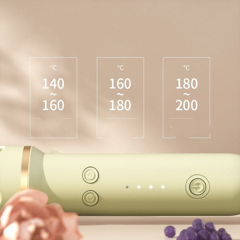 Tourmaline Ceramic Hair Curler for Dry and Wet with Large Diameter