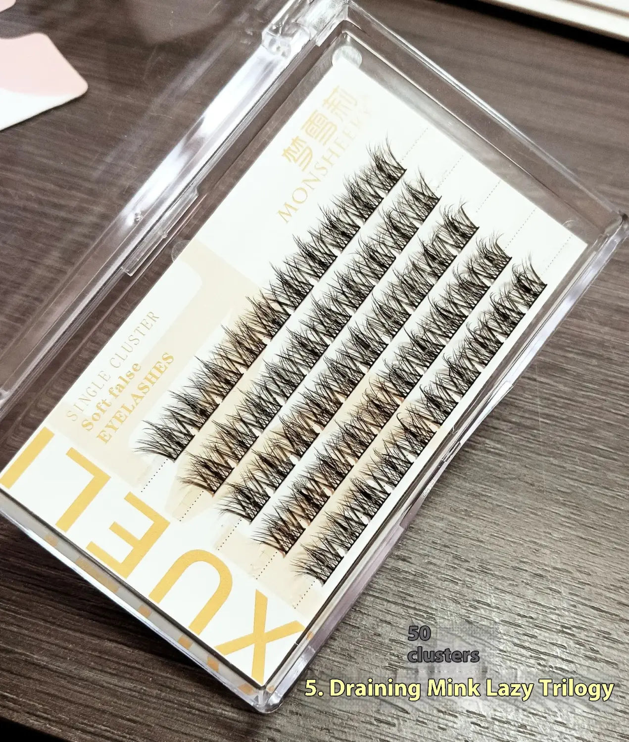 Glue-Free 5D Mink Eyelashes in Various Rows for False the United States