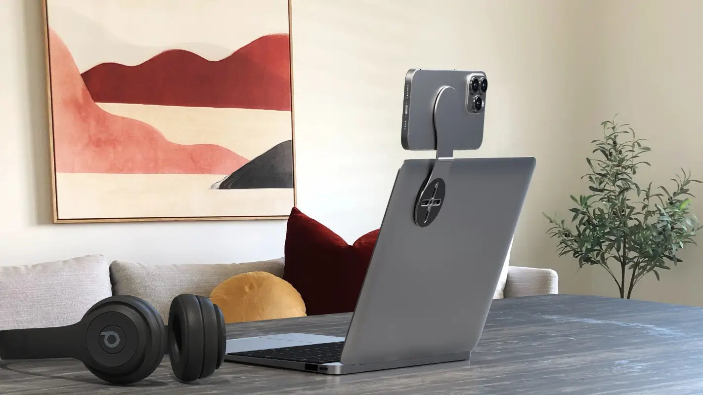 Folding Magnetic Bracket Desktop for Suspension Screen and Display