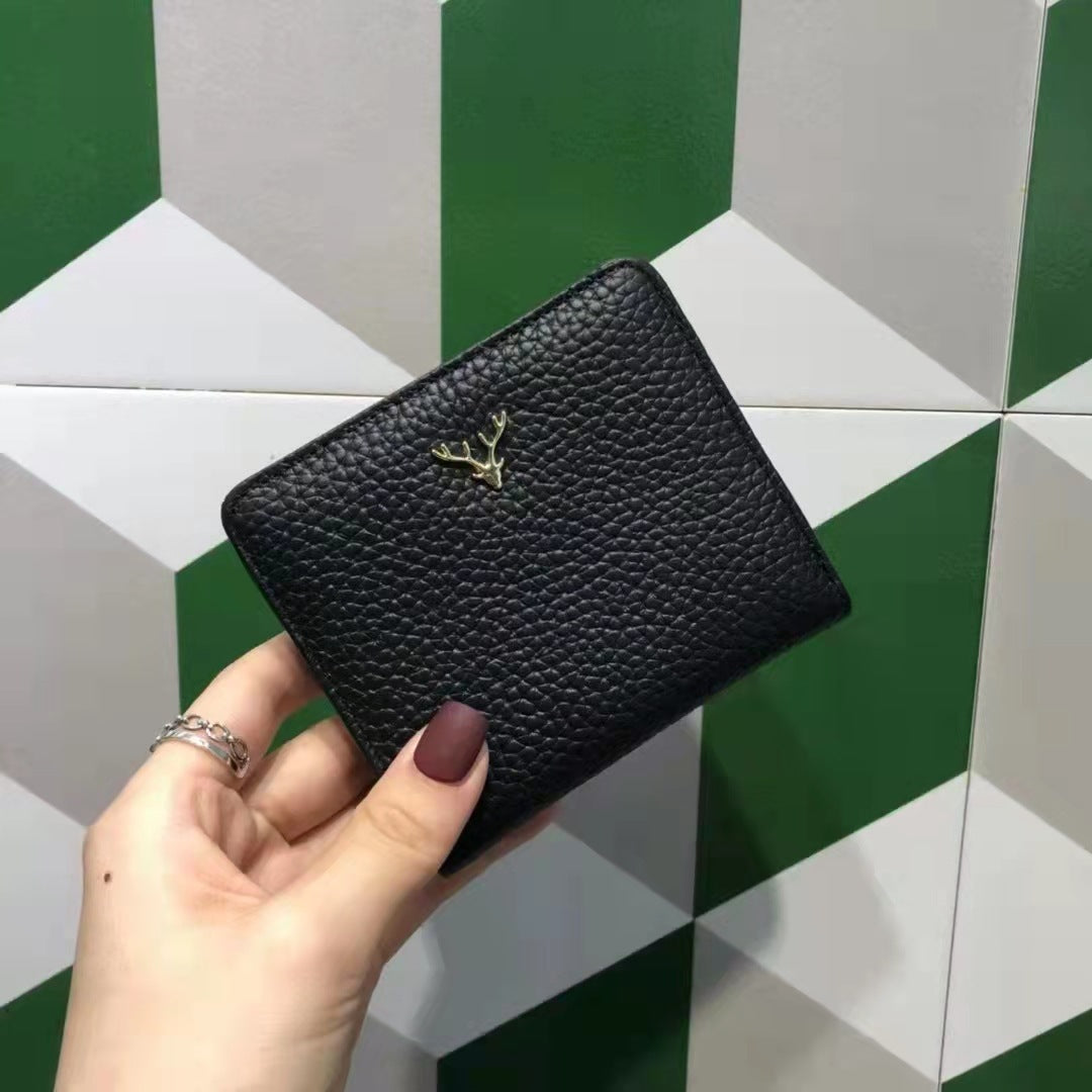 Women’s Ultra-thin Foldable Cowhide Mini Wallet - Wallets So Thin They Could Moonlight as a Ninja