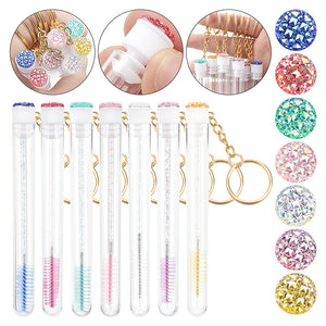 Grafting Mascara Brush Gold Buckle Tube Crystal Rod With Drill