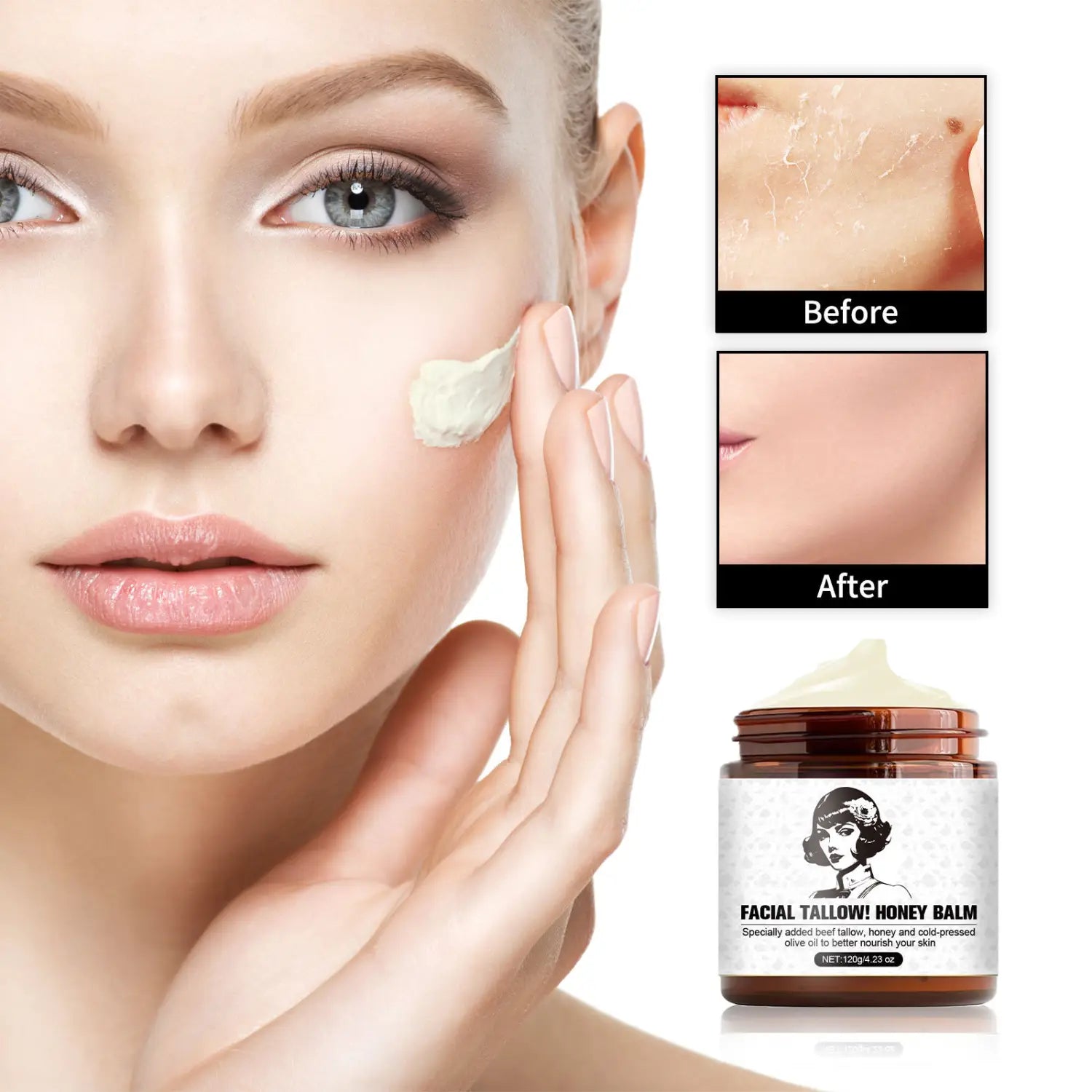 Moisturizing Emulsifiable Paste with Honey and Coconut Oil for Skin Care